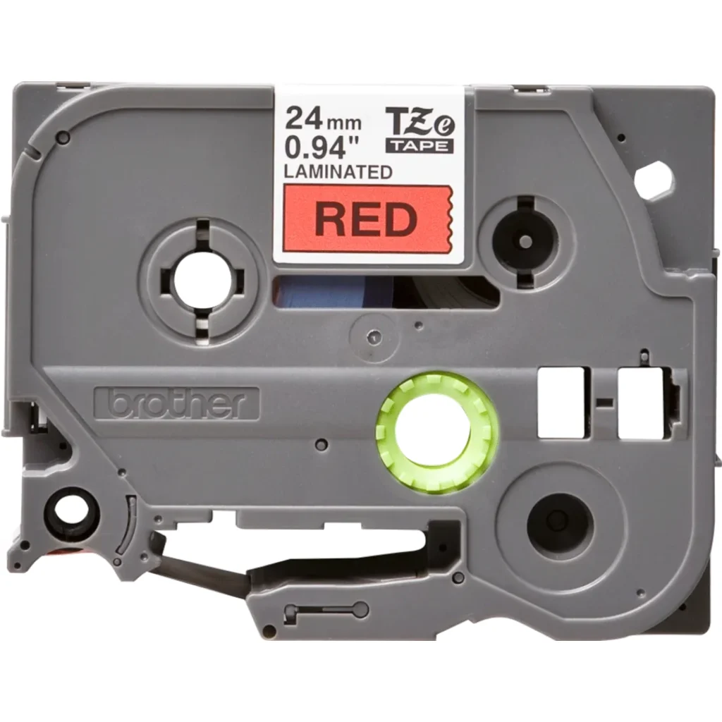 Brother TZE451 Cinta Negro sobre Rojo P-Touch