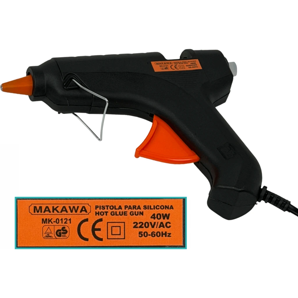 Imagen 4 de MAKAWA 40W Pistola Silicona Barra 11mm Caliente MK-0121