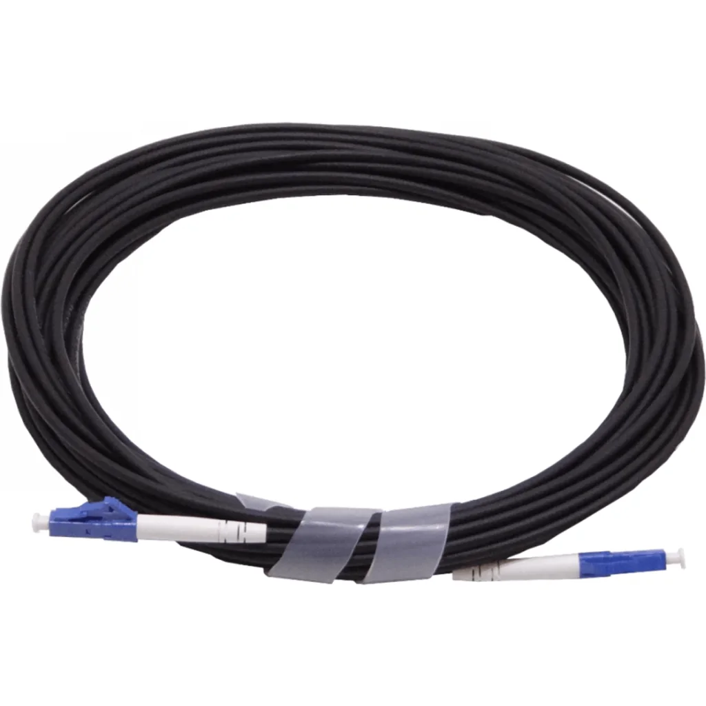 Imagen 1 de 10mt 1-Fibra LC-LC MonoModo G657A2 SM Jumper Cable Exterior 3mm GJYFJH