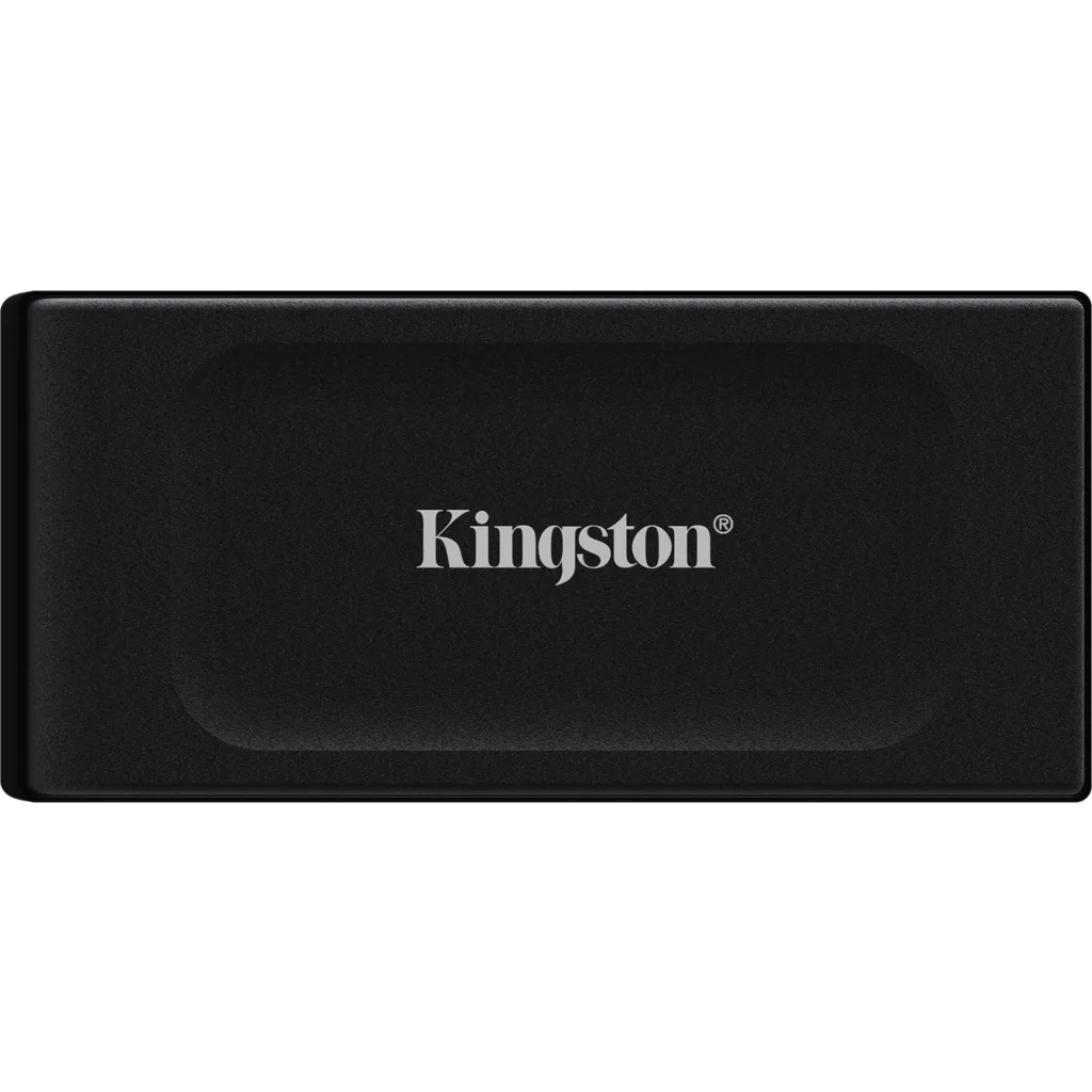 Unidad SSD Externo Kingston XS1000 2TB USB3.2 Gen2 Lec1050MBs Esc1000MBs Negro