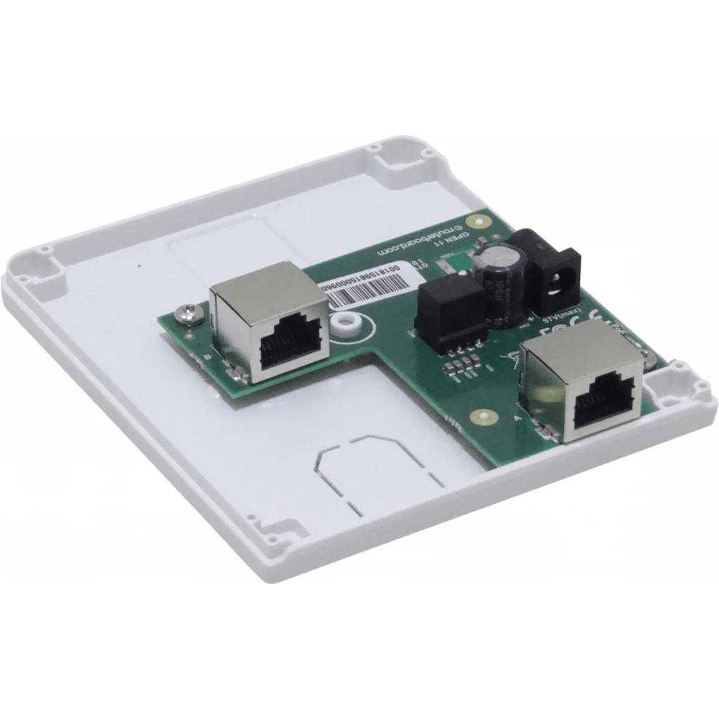 Imagen 6 de MIKROTIK 2-RJ45 Inyector Pasivo PoE 1GBPS Gigabit req-12-57V 5,5x2,1mm