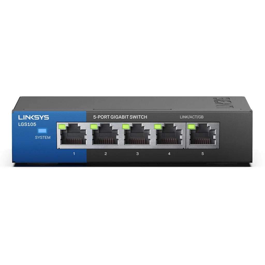 Imagen 2 de Switch Linksys LGS105P, 5 puertos PoE+ no Admin