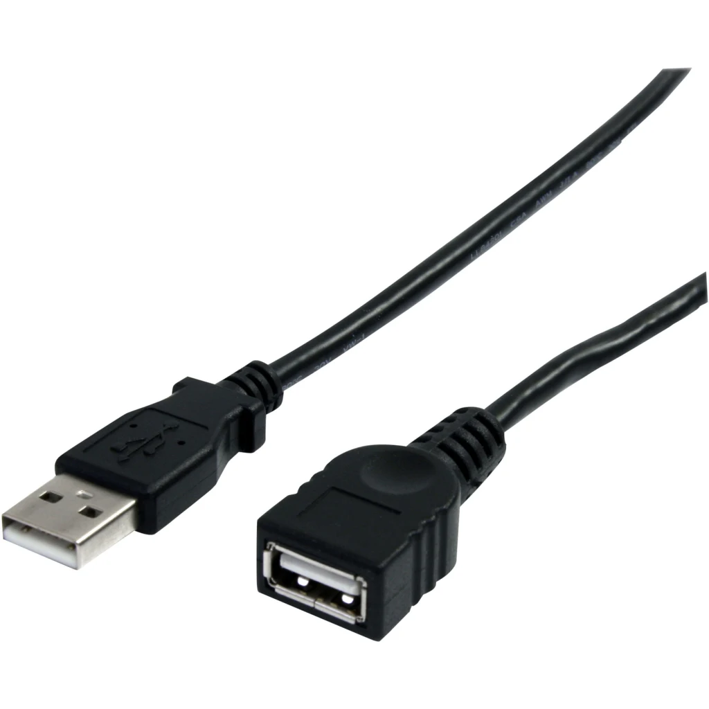 Imagen 1 de Cable Extensión USB 2.0 Tipo-A M/H 10ft 3 Metros 24/48 AWG Negro - StarTech