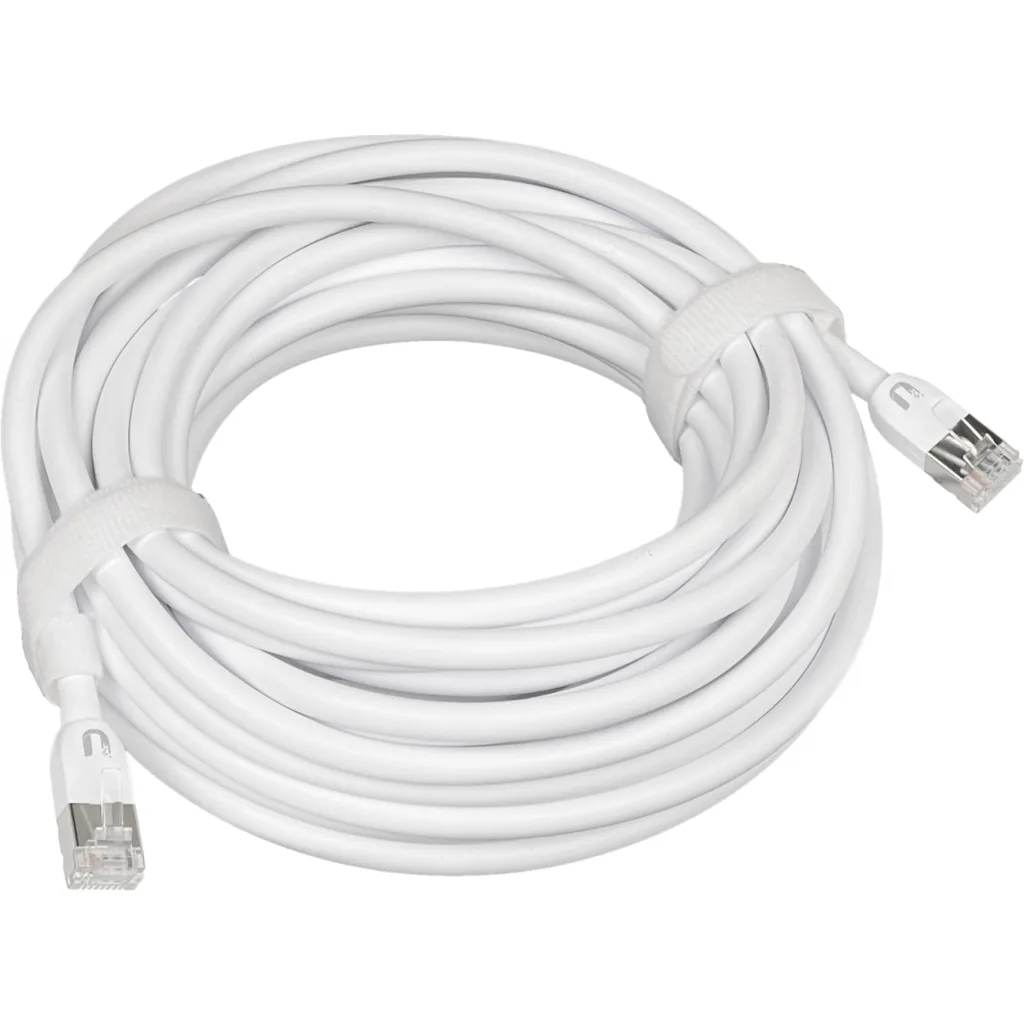 Imagen 2 de UBIQUITI 8mt Blanco F/UTP Cat5e Cable UACC-Cable-Patch-Outdoor-8M-W