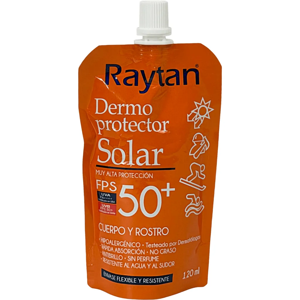 RAYTAN Protector Solar 120ml FPS 50+ UVA/UVB Bloqueador Profesional
