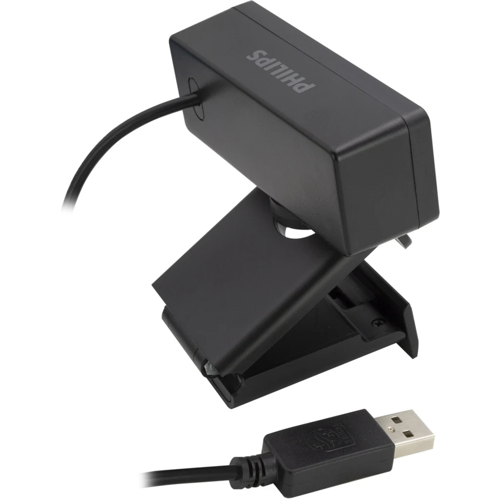 Imagen 1 de Cámara Web Philips SPL6406BM FHD 1080p 30fps c/Mic Clip USB Negro p/Win Mac iOS