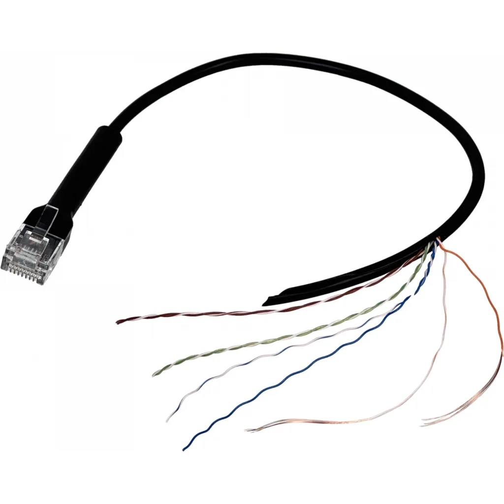 Imagen 3 de UBIQUITI Negro 1mt Cable Cat6 RJ45 100cm U-Cable-Patch-1M-RJ45-BK