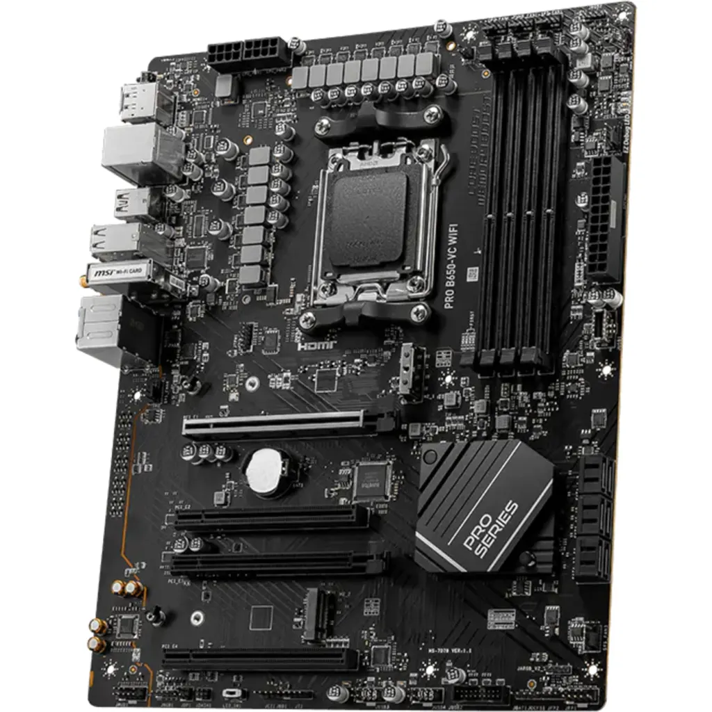 Tarjeta Madre MSI PRO B650M-VC AM5 4*DDR5  HDMI DP WIFI 6E ATX BULK (SIN CAJA)