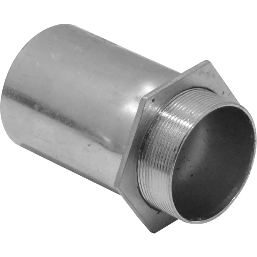 Imagen 2 de 50mm Salida Hilo para Conduit Rigido Metalico Largo-9cm