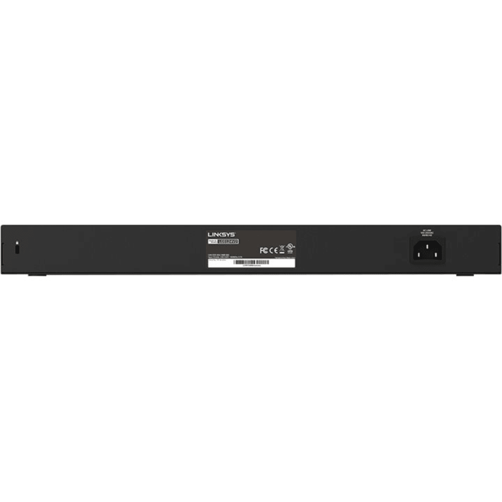 Imagen 4 de Switch Linksys LGS124, 24 Prts Gigabit 10/100/1000 48Gbps Montaje Bastidor Metal