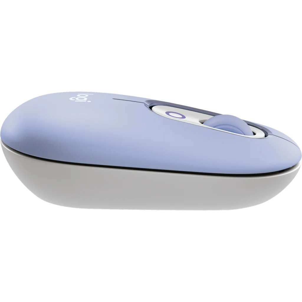 Imagen 4 de Kit Teclado Mouse Logitech Pop Icon Conectividad Inalámbrica BT Lila/Blanco