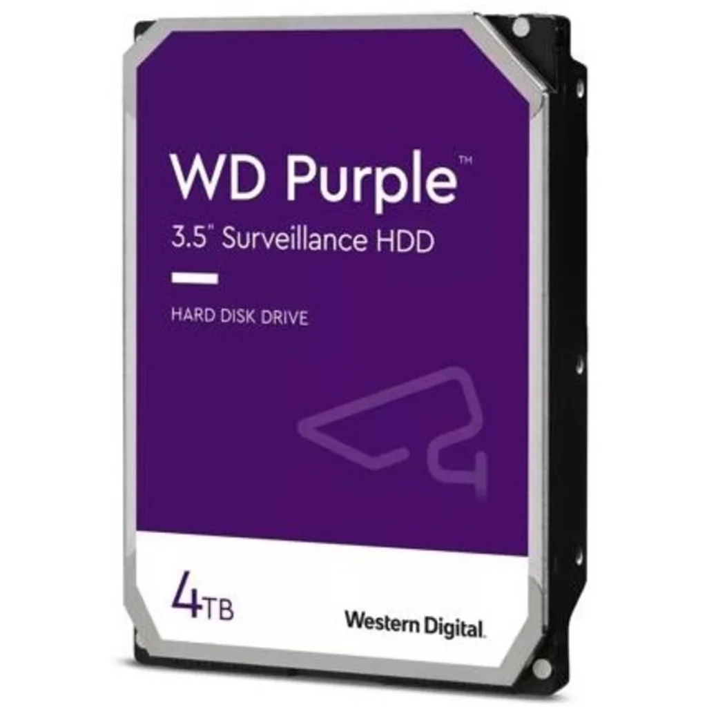 Disco Duro Western Digital Purple 4TB 3.5"" 5400RPM SATAIII 256MB