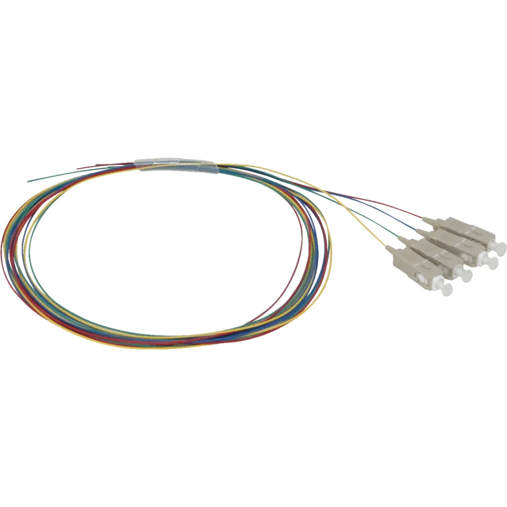 Imagen 1 de SC/UPC OM1 Multimodo 1,5mt 4-Unids Pigtail LSZH 62.5/125um 0,9mm 150cm