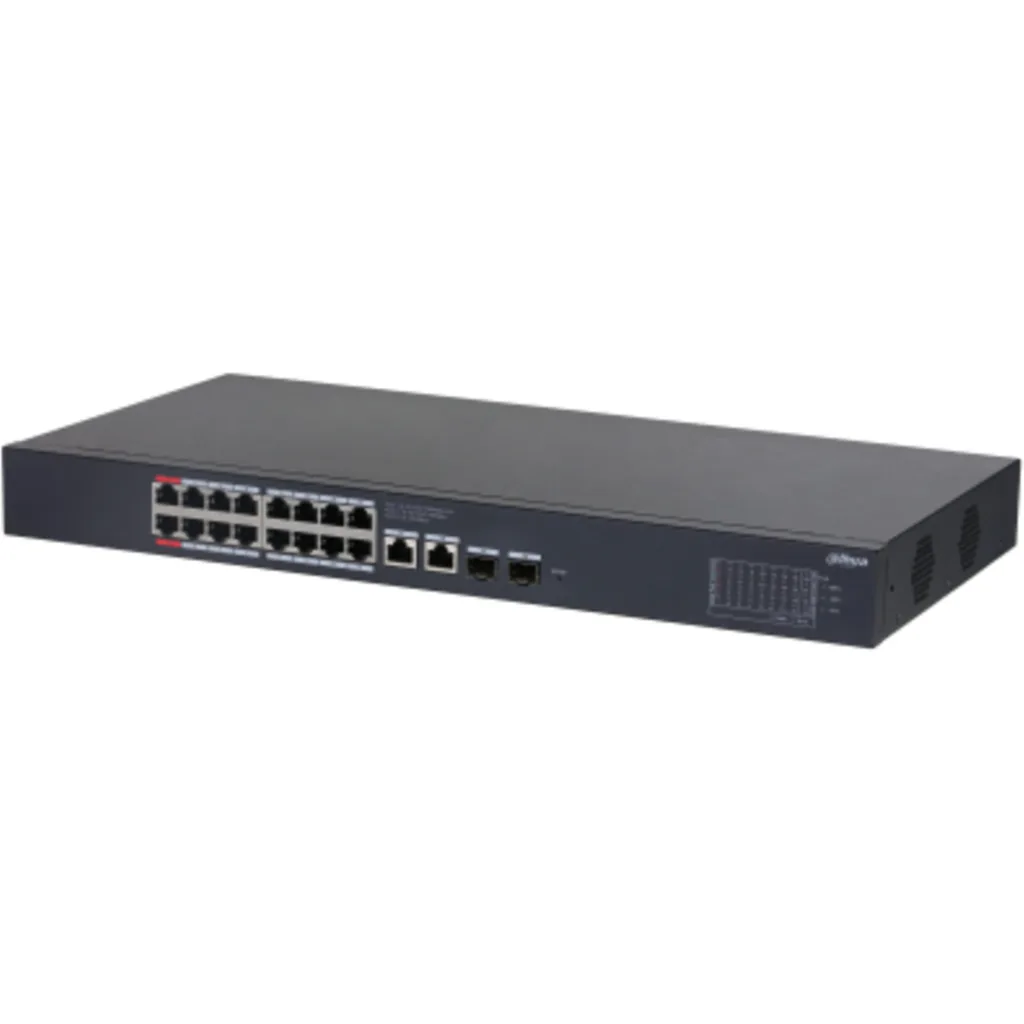 DH-CS4220-16GT-240. 20-Port Cloud Managed Desktop Gigabit Switch with 16-Port PoE