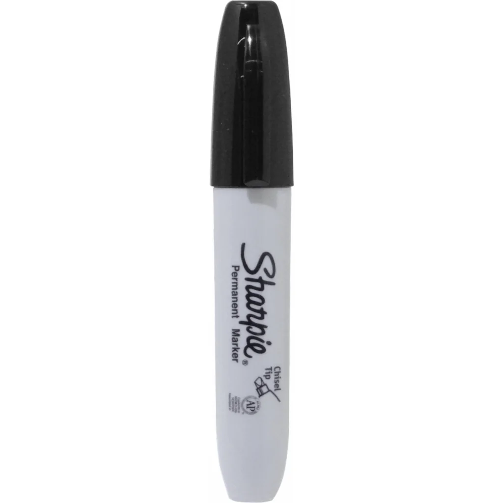 SHARPIE Chisel Ancho Negro Permanente Marcador Plumon unidad 1939487