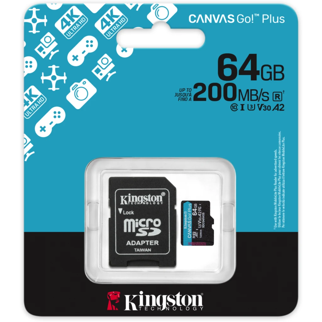 Imagen 4 de SDCG4/64GB MICROSDXC CANVAS GO PLUS GEN4 200MB/S A2 U3 V30