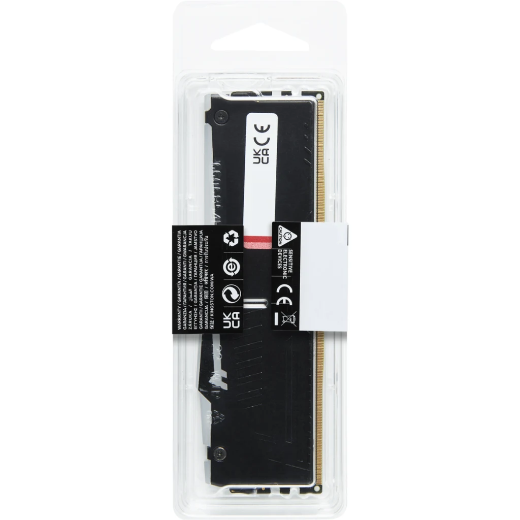 Imagen 5 de Memoria RAM 16GB DDR5 6400MHz DIMM CL32 1.4v 288p Kingston FURY Beast RGB Expo 