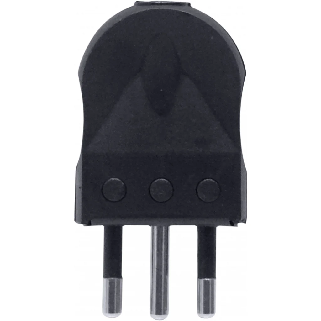 Imagen 1 de REMA 2P+T Negro 10A SEC-49028 Enchufe Macho Volante con-Tierra