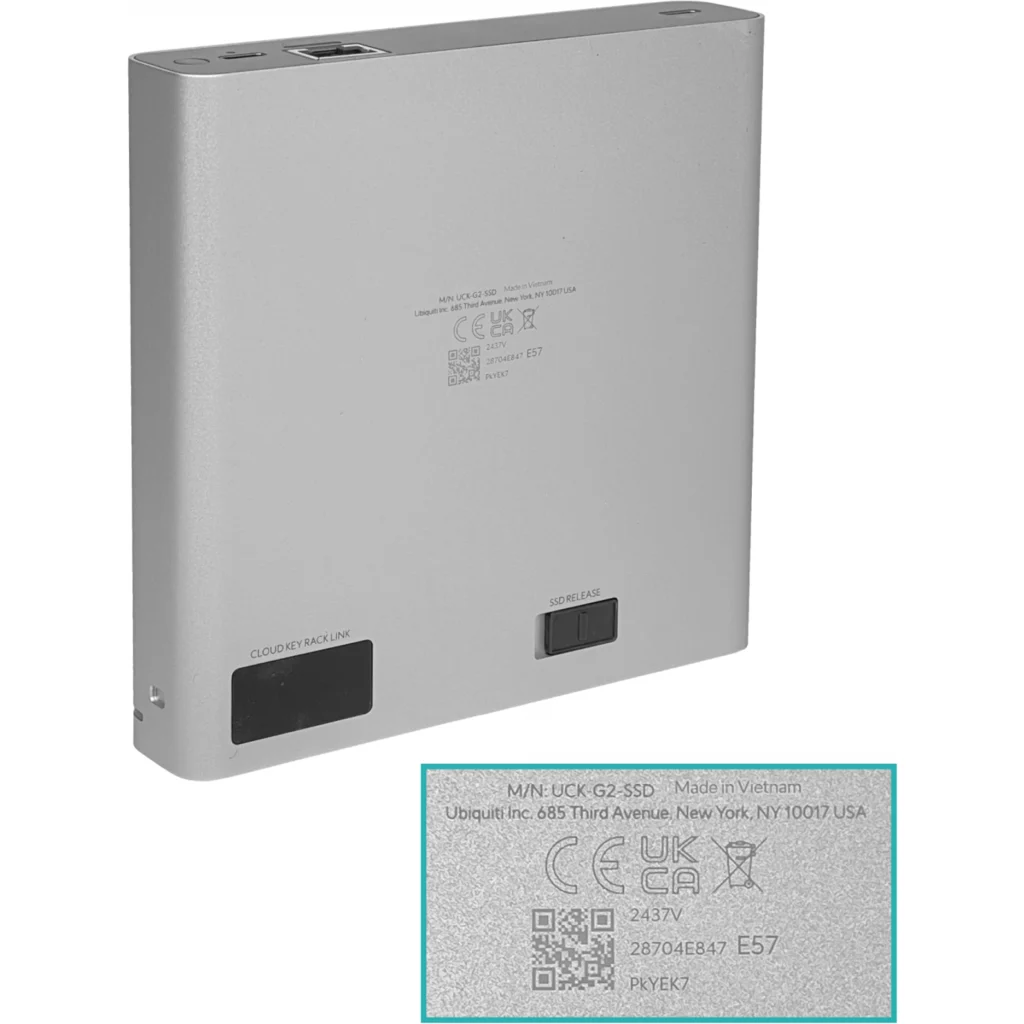 Imagen 1 de Controlador de Red Ubiquiti UniFi Cloud Key Gen2 Plus con SSD de 1TB