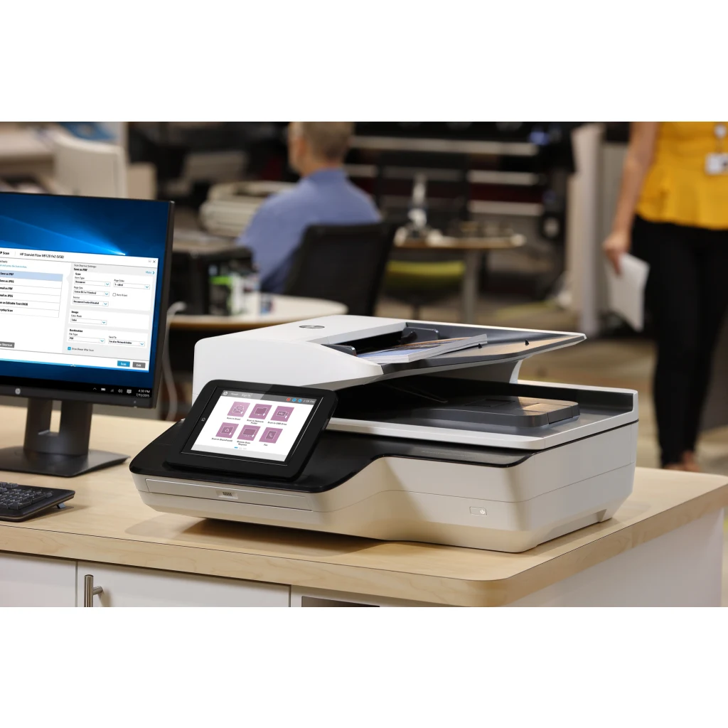 Imagen 5 de Escáner de Escritorio HP ScanJet Enterp Flow N9120 fn2 600ppi Cama P ADF LAN USB