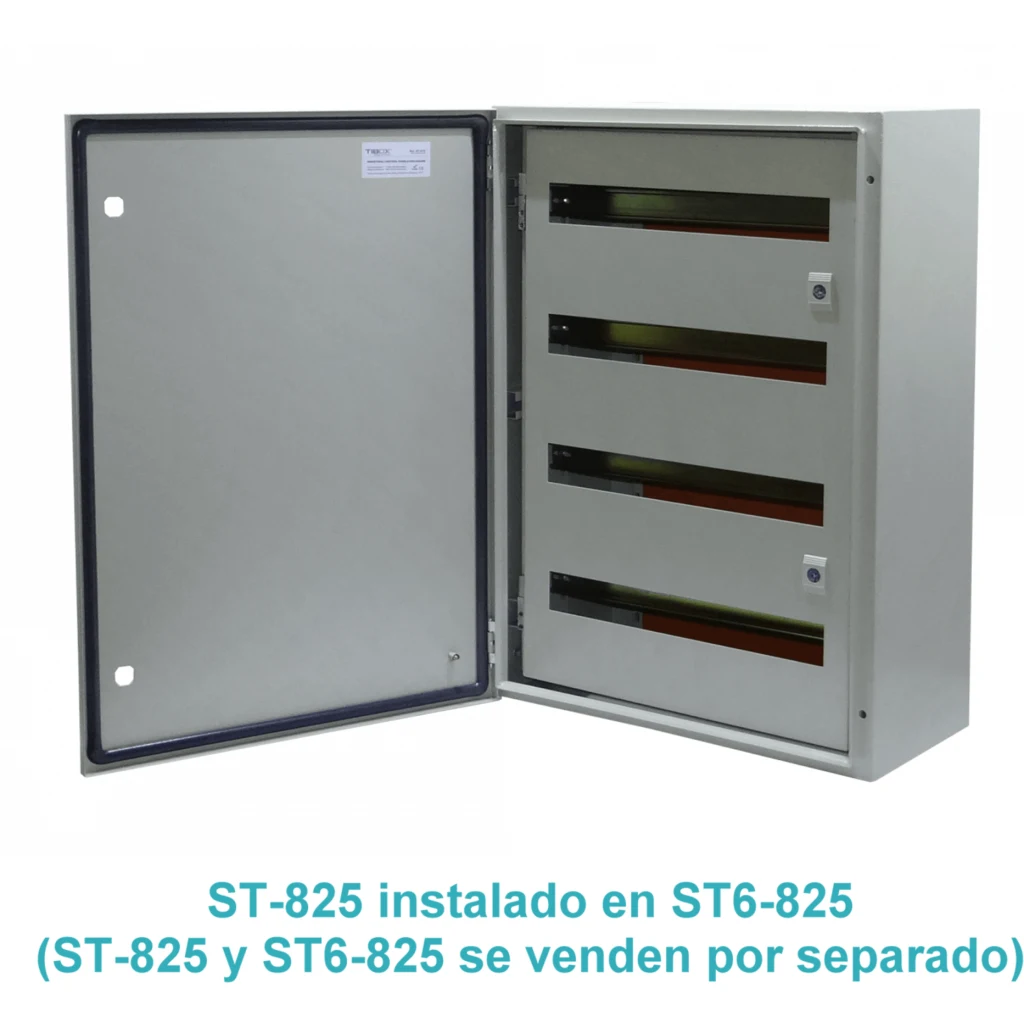 TIBOX 743x529mm 4-RielDin-53cm Chasis interno p/Tablero ST6-825 MDST86
