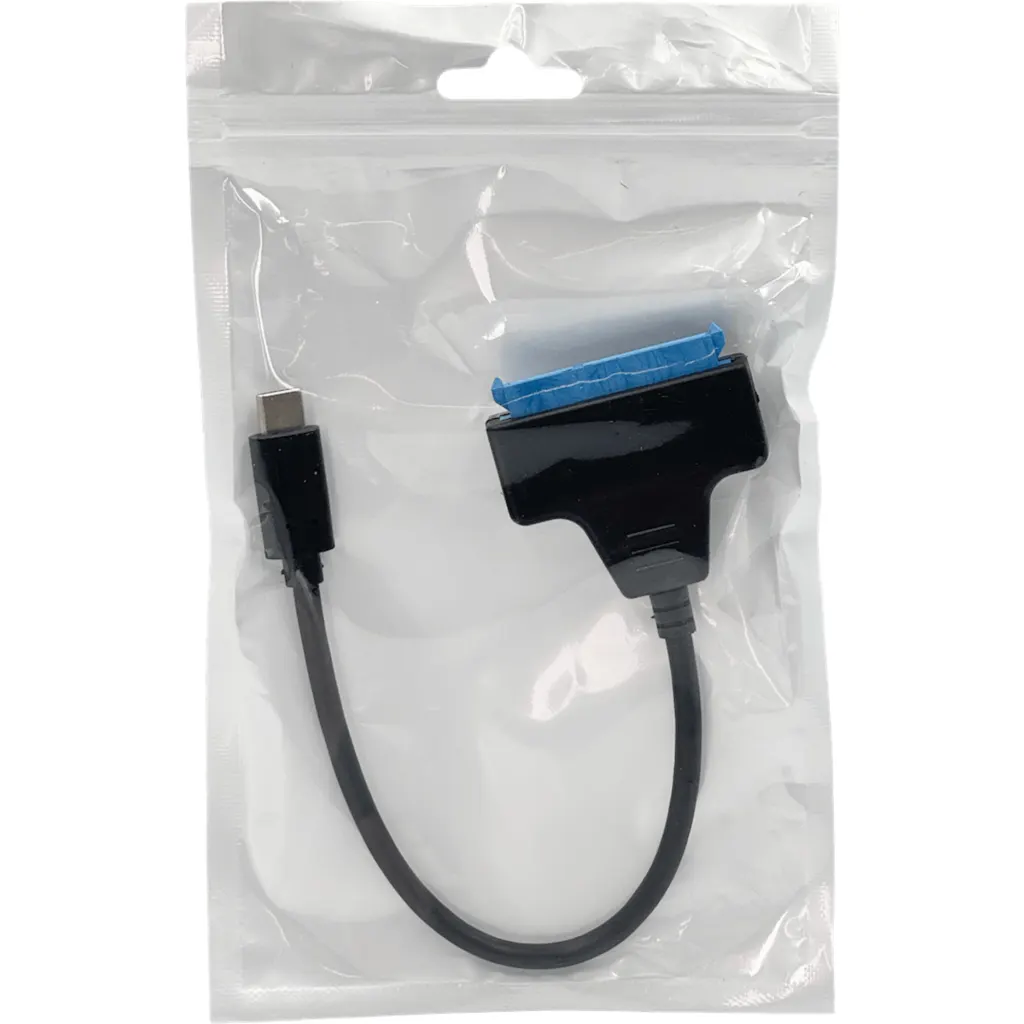 Imagen 1 de Adaptador SATA 1-USB-C 3.1 DiscoDuro Externo 2,5-pulg 3,5-pulg