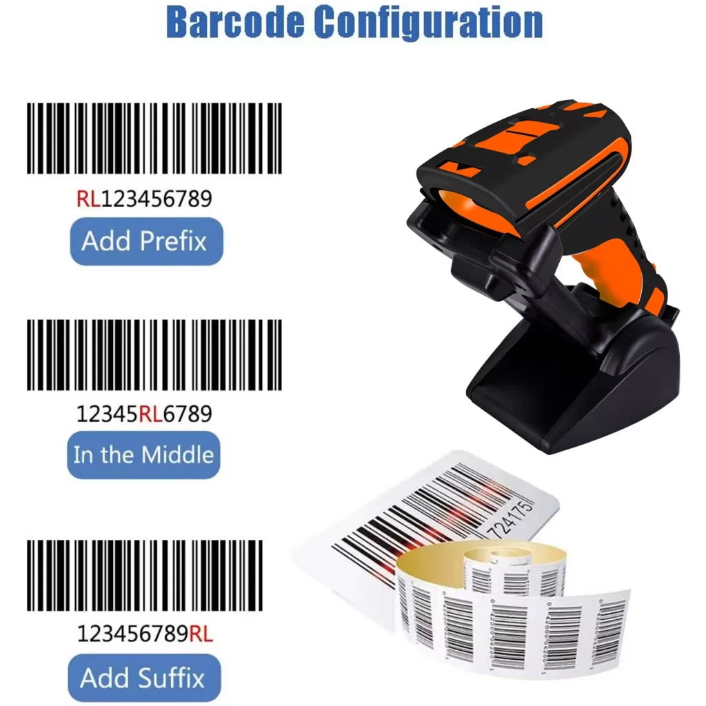 Imagen 3 de Lector de Codigo de Barras Symcode 2D MJ-1911 Inalambrico Rugged