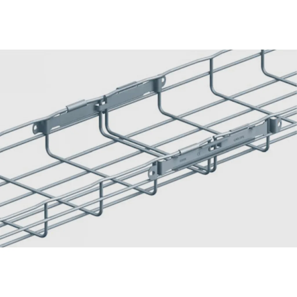 Imagen 1 de LINKCHIP Conector F p/Escalerilla Canasto Malla Hilo 3-6mm 245x27x15mm