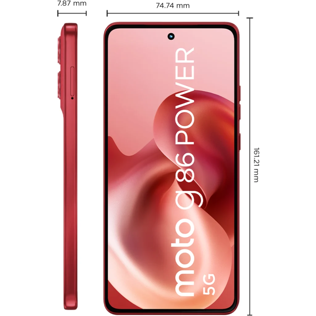 Imagen 3 de Celular Motorola Moto G86 256GB RAM 8GB 50MP 6.67' Cherry