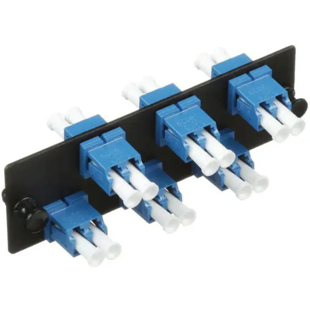 Imagen 4 de Panduit panel del adaptador de fibra LC es OS1/Os2 6 puertos