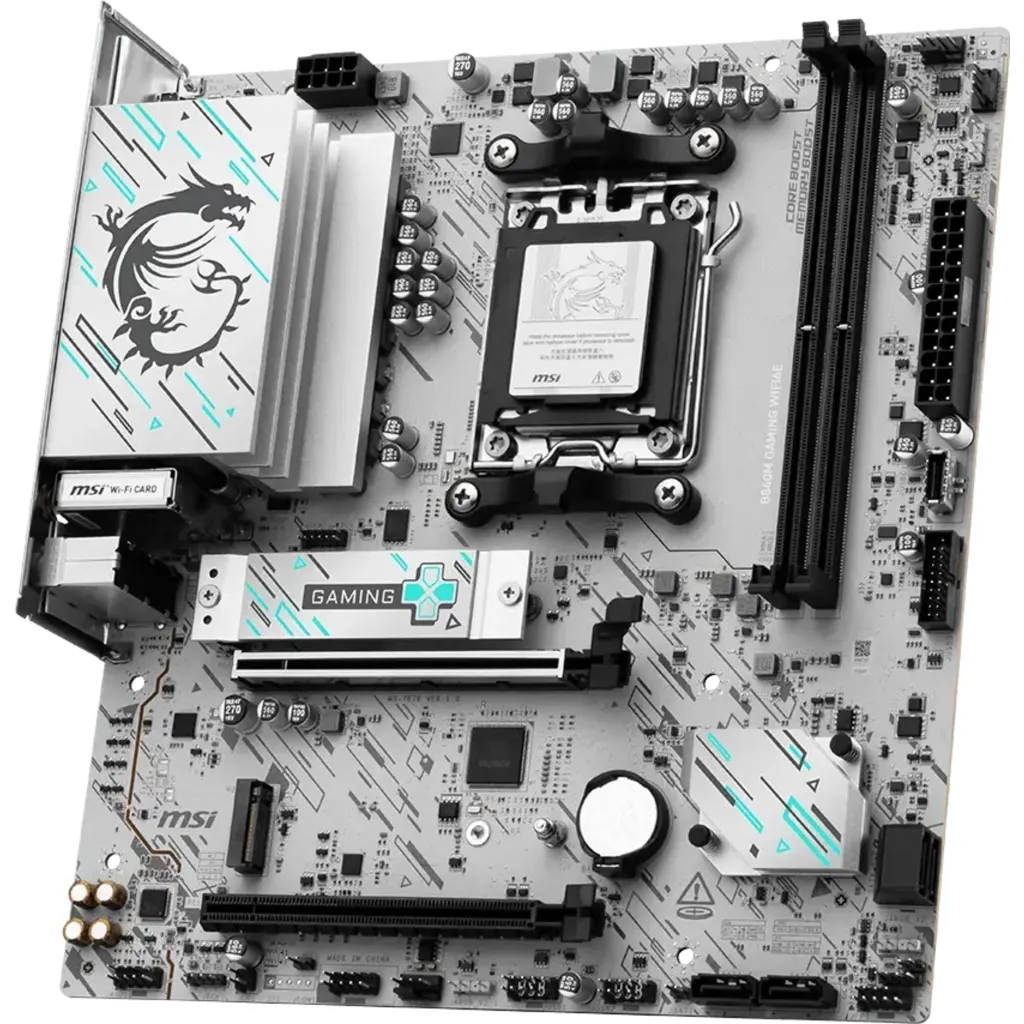 Imagen 1 de Tarjeta Madre MSI B840M GAMING WIFI6E AM5 2*DDR5 HDMI DP M.2 WIFI 6E mATX