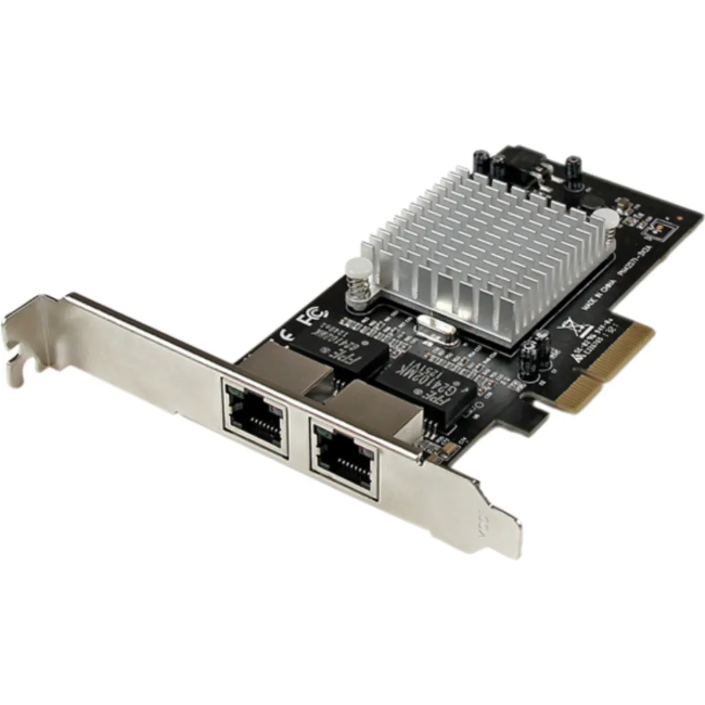 Tarjeta de Red StarTech 2x RJ-45 PCIe x4 Gigabit Ethernet 10/100/1000Mbps