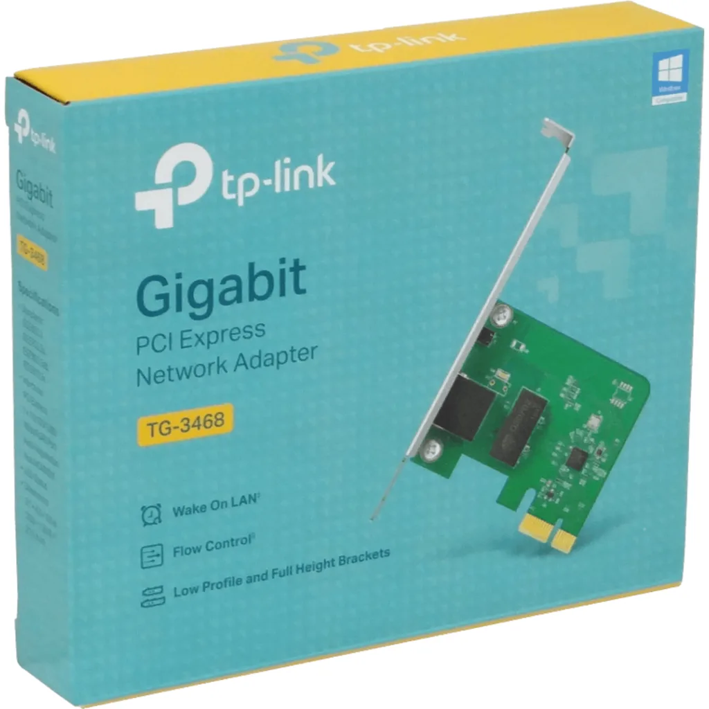 Tarjeta de Red TP-Link Gig Ethernet Interna PCI-E RJ45 10/100/1000 Mbs