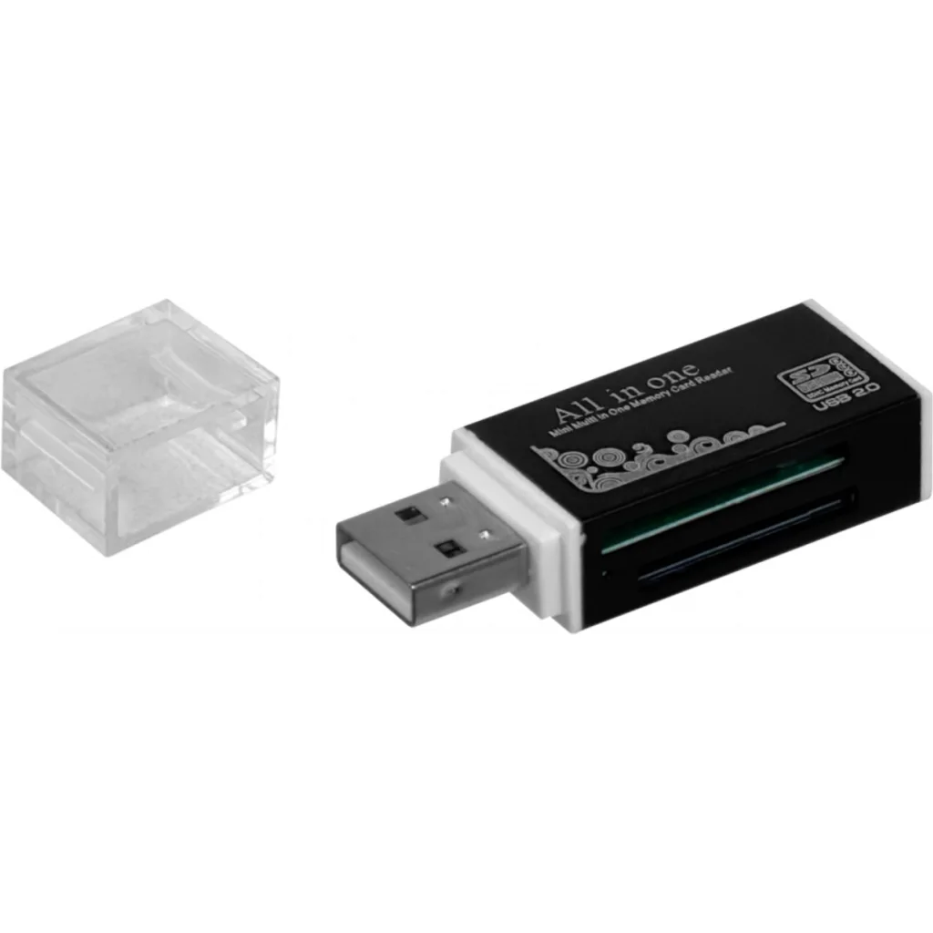 Imagen 3 de Lector USB2.0 A-M Todo-en-1 SD mSD CF MS CF MMC TF M2 M5-Duo 480mbps