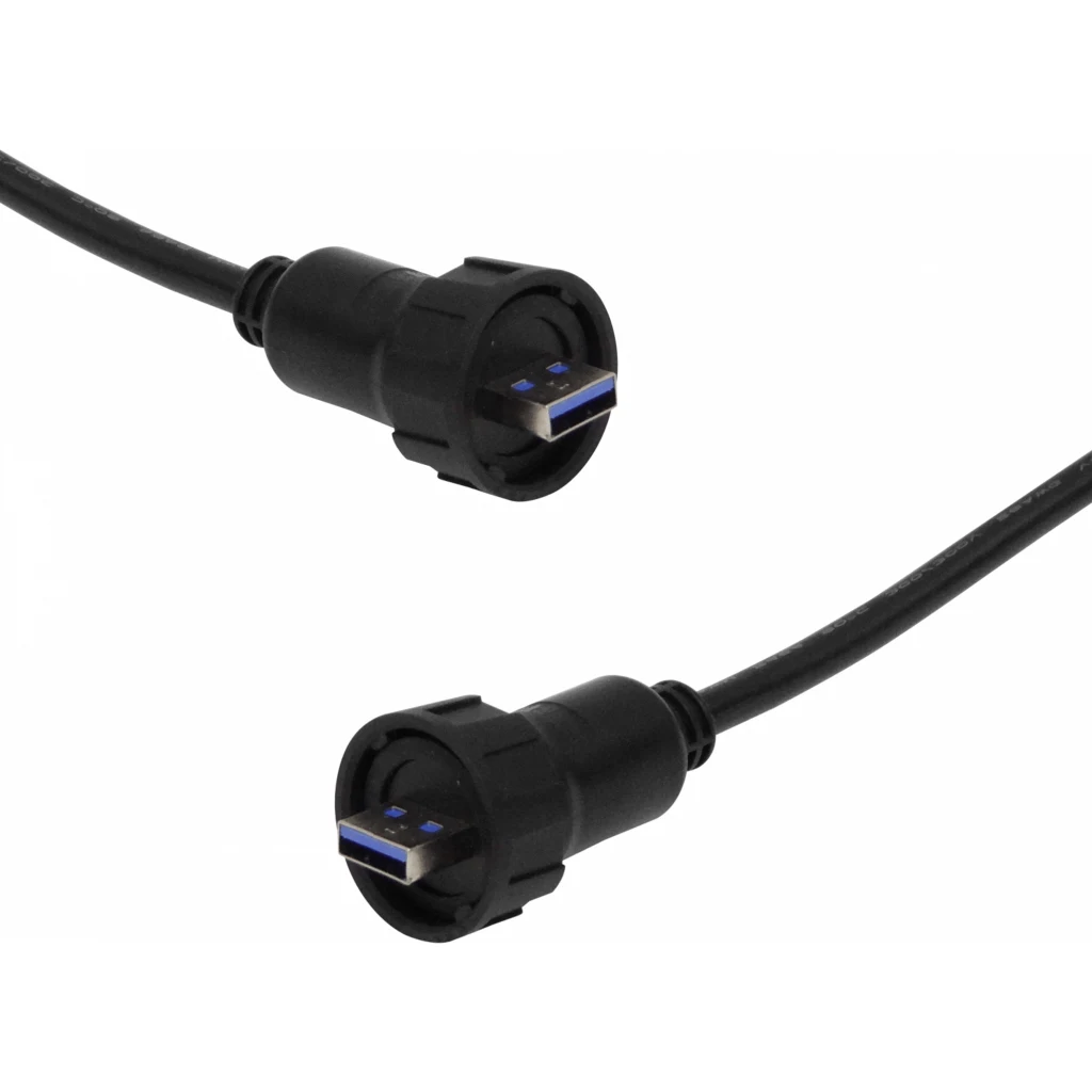 Imagen 1 de Industrial 1,0mt A-M A-M AM-AM Cable USB3.0 Macho-Macho 1mt 100cm