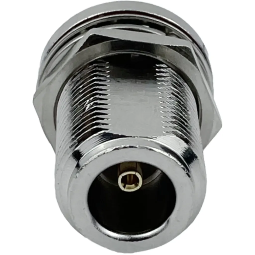 Imagen 2 de N-Hembra RG316 16mm-Diamet Panel Conector Soldable Coaxial CA100