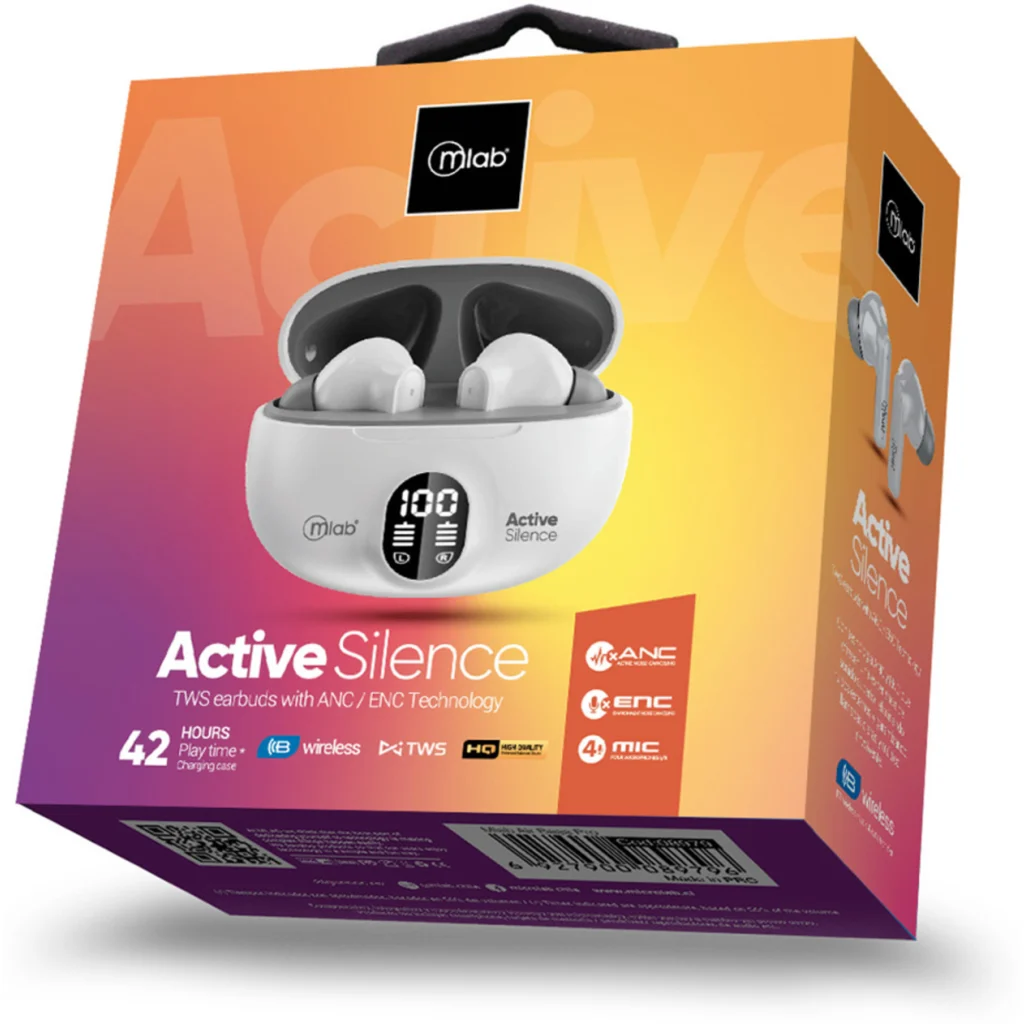Imagen 2 de Mlab ActiveSilence TWS - Blanco (110MLB09364)