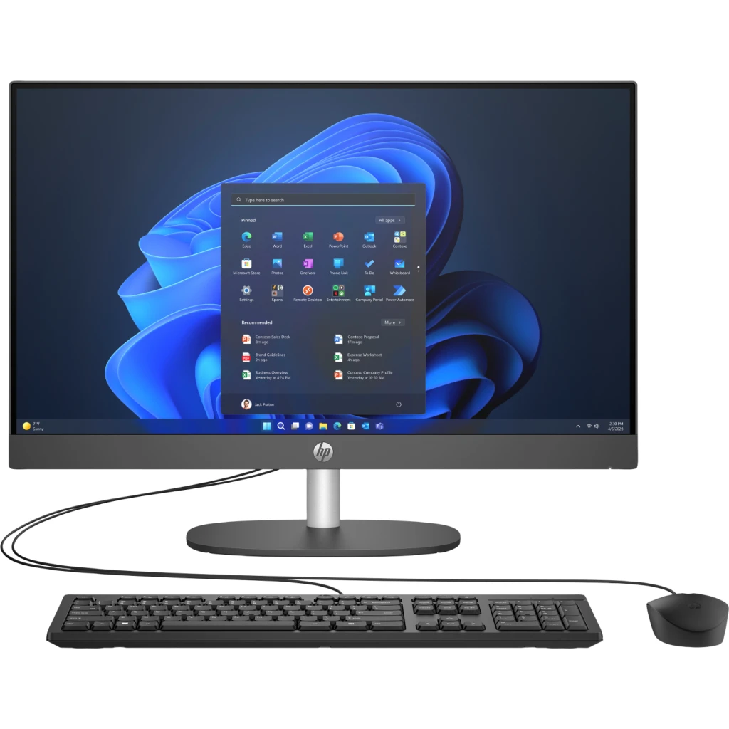 HP ProOne 240 G10 - All-in-one - Intel Core Ultra 5 125U / 4.3 GHz - DDR5 SDRAM - 512 GB HDD - 23.8" - Intel UHD Graphics - Windows 11 Pro - C3XB1LT#ABM