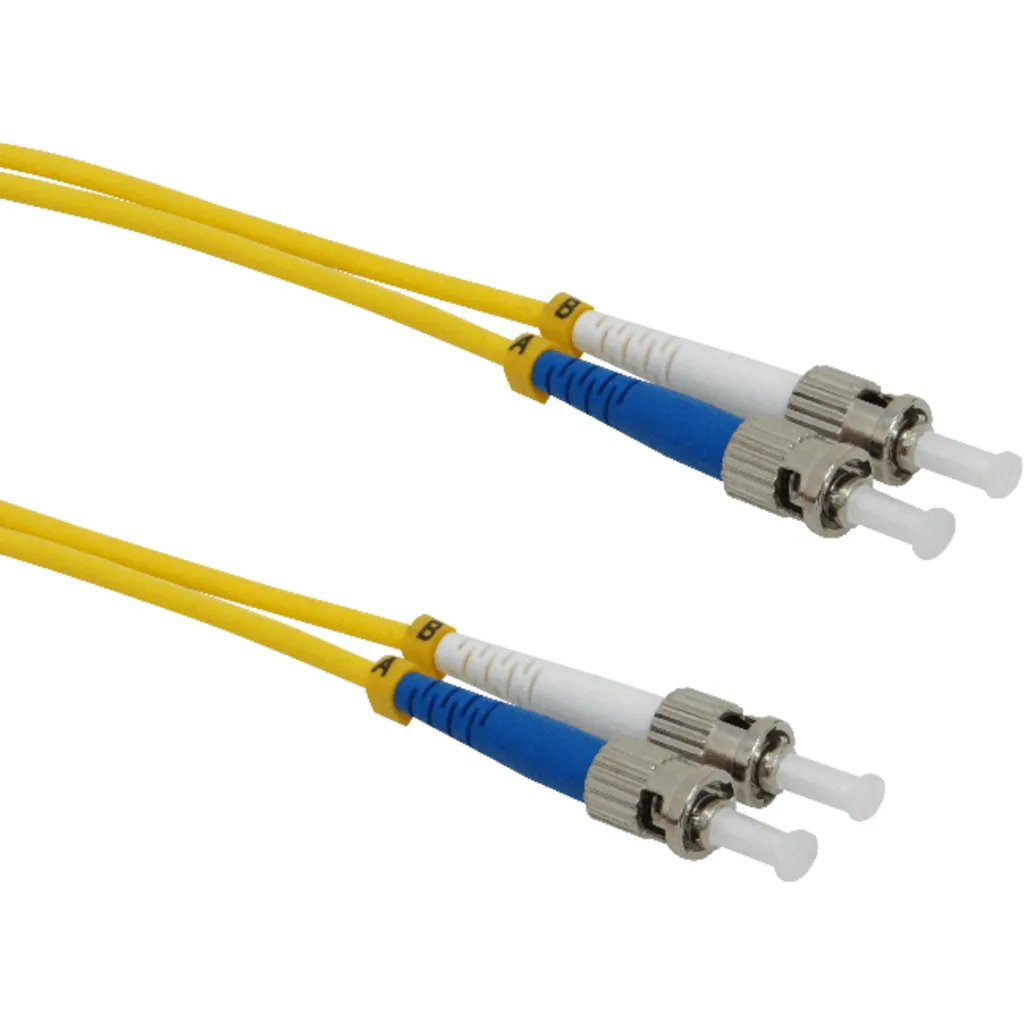 Imagen 2 de 3mt ST-ST MonoModo SM Duplex Jumper Cable Fibra 9/125um 3mm