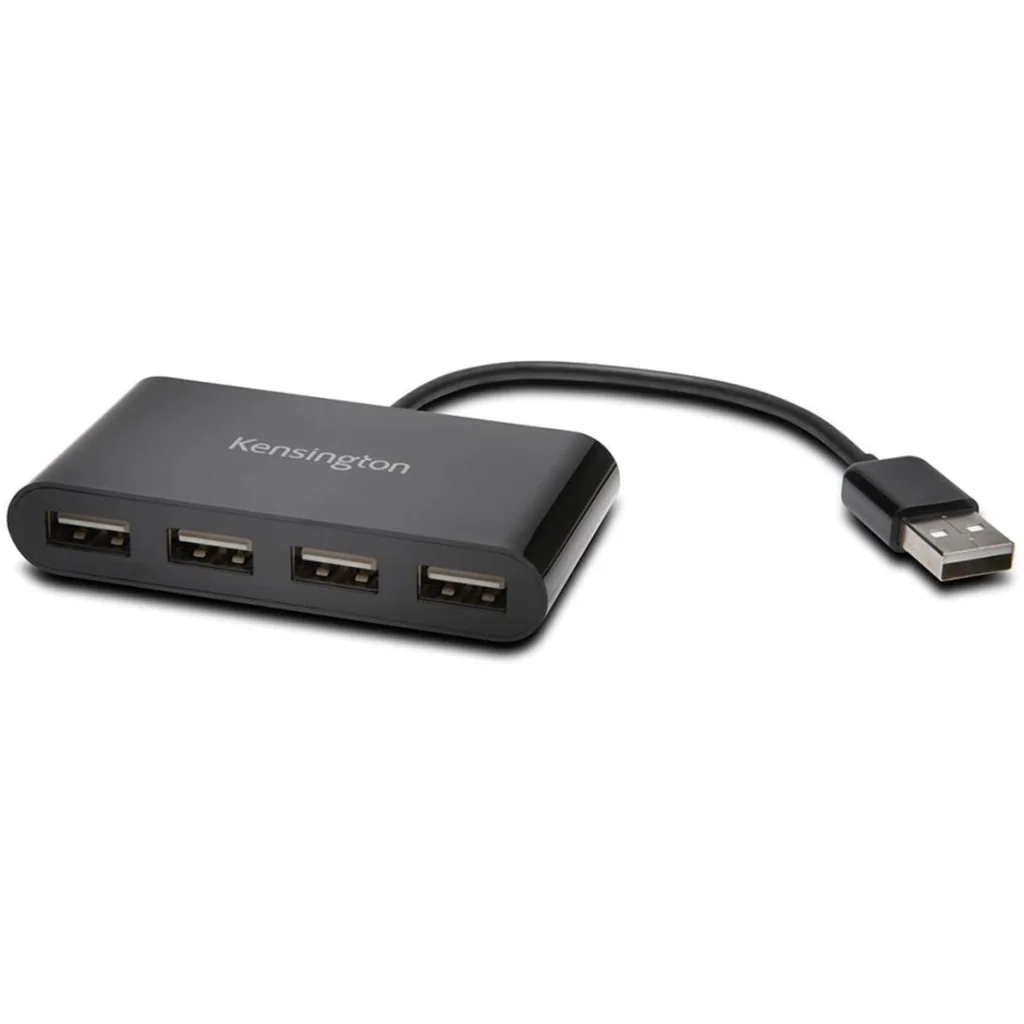 Imagen 2 de Mini Hub Kensington 4 Puertos USB 2.0 Compacto y Liviano Color Negro