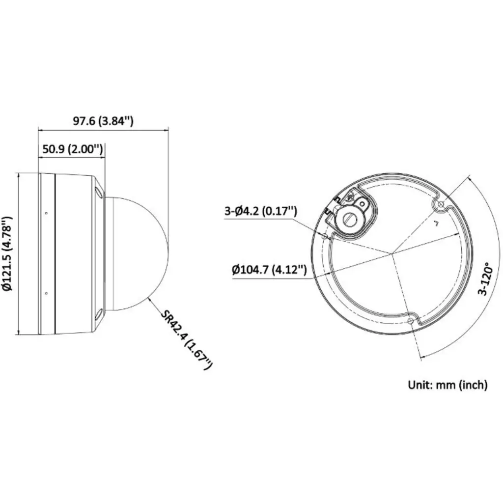 Imagen 4 de Cámara Domo Hikvision IP 6MP Smart Dual Light 30m 2.8-12mm  (Nuevo Caja Abierta)