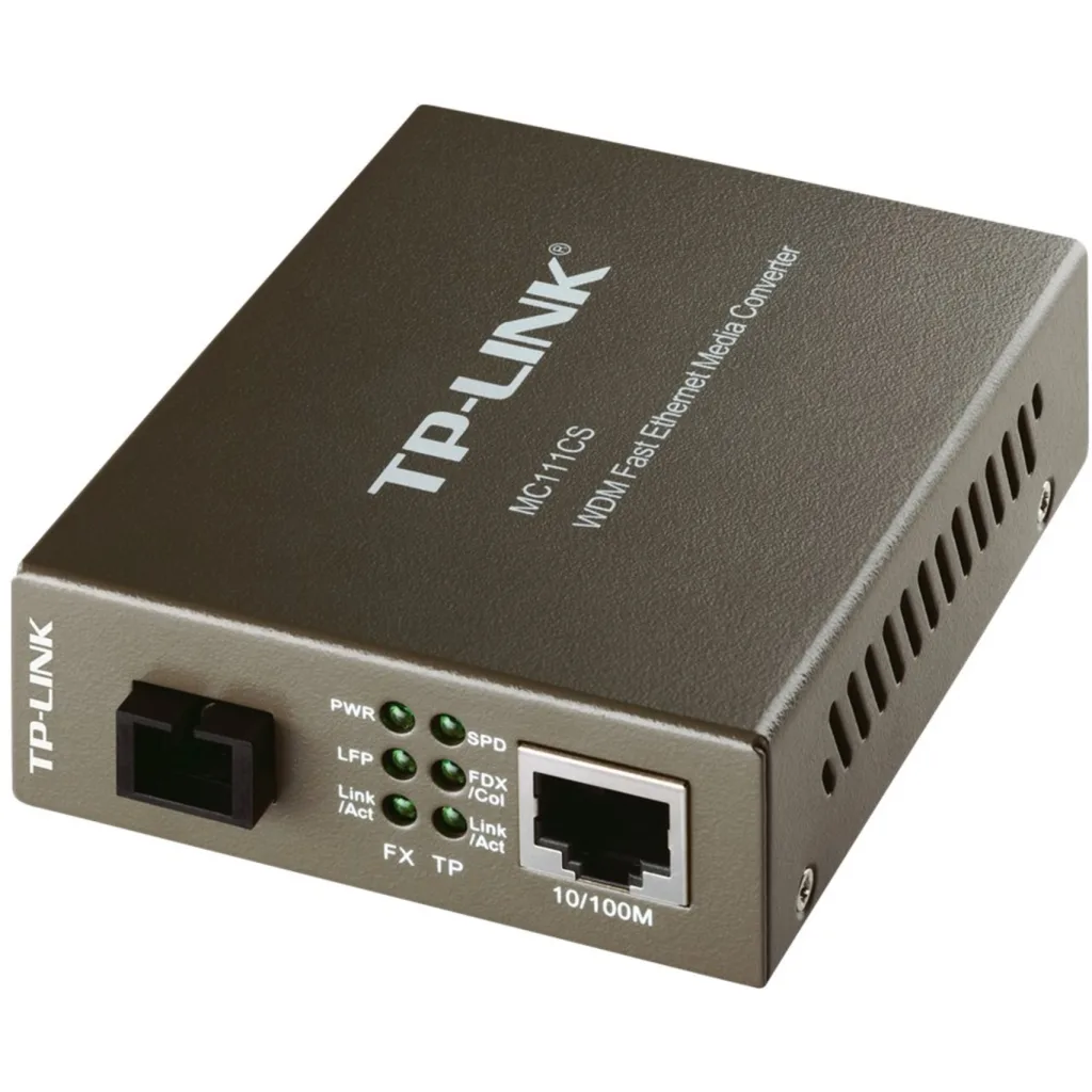 Convertidor Multimedia WDM TP-Link MC111CS, 10/100Mbps, RJ45, SC/UPC, IEEE
