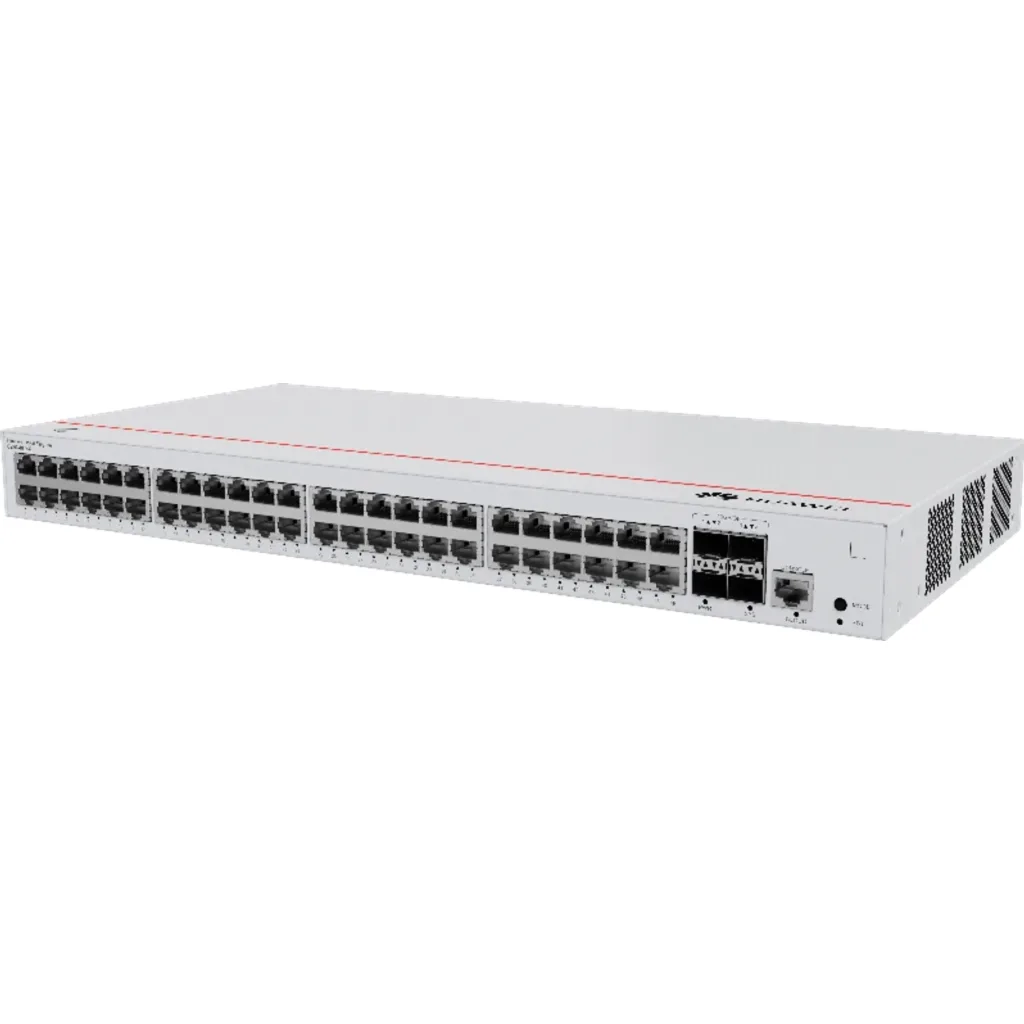 Imagen 3 de S220-48T4X. Switch Huawei eKit 48 puertos 10/100/1000Base-T 4 Puertos 10 GE SFP+ capacidad de conmutación de 176 Gbit/s capacidad de reenvió de paquetes de 131 Mpps