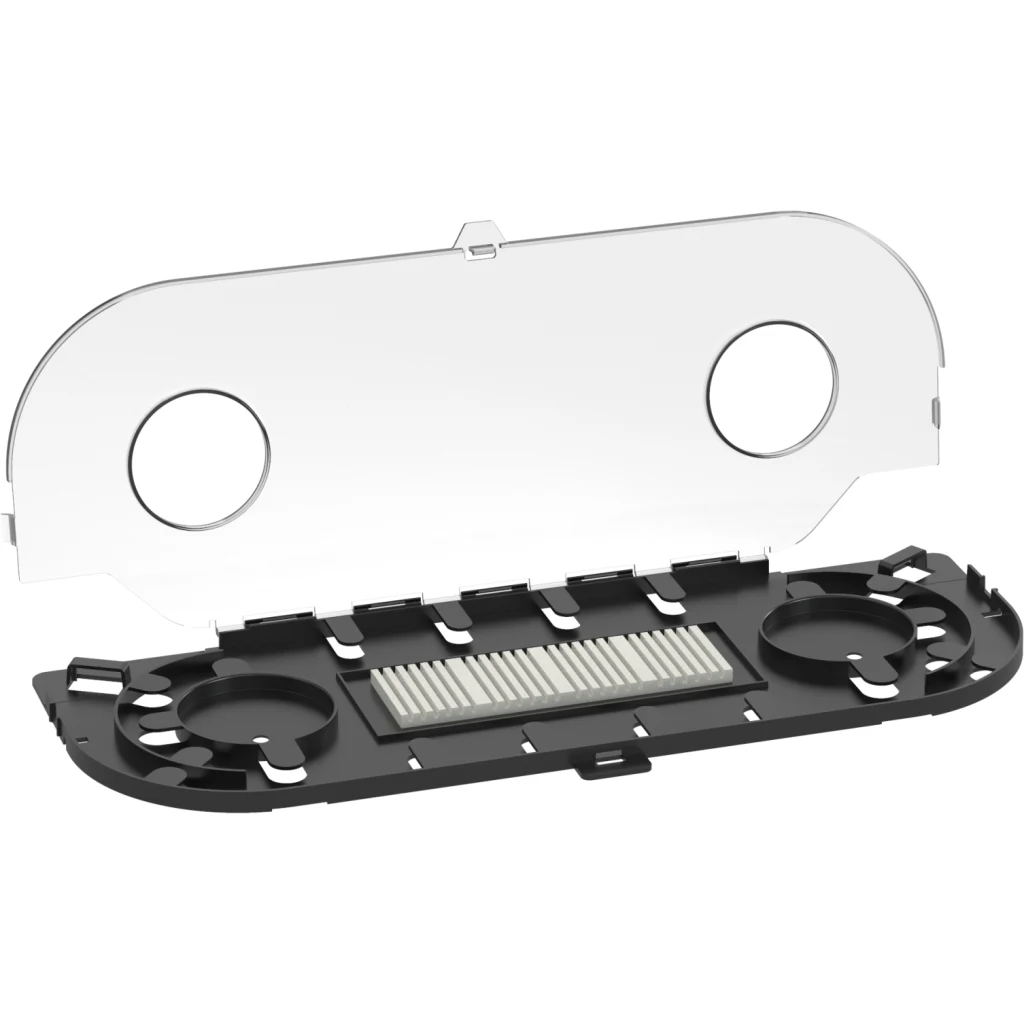 Imagen 4 de Fiber optic splice module holds and protects up to 24 fusion splices. 