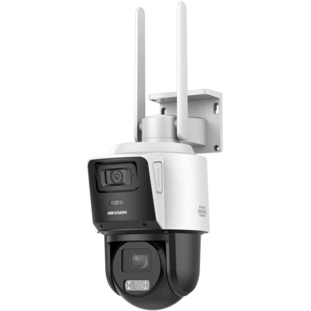 Cámara Domo Hikvision Indoor/Outdoor TandemVu 4MP+4MP 4G/14(LA), 4G, 4x, IP66
