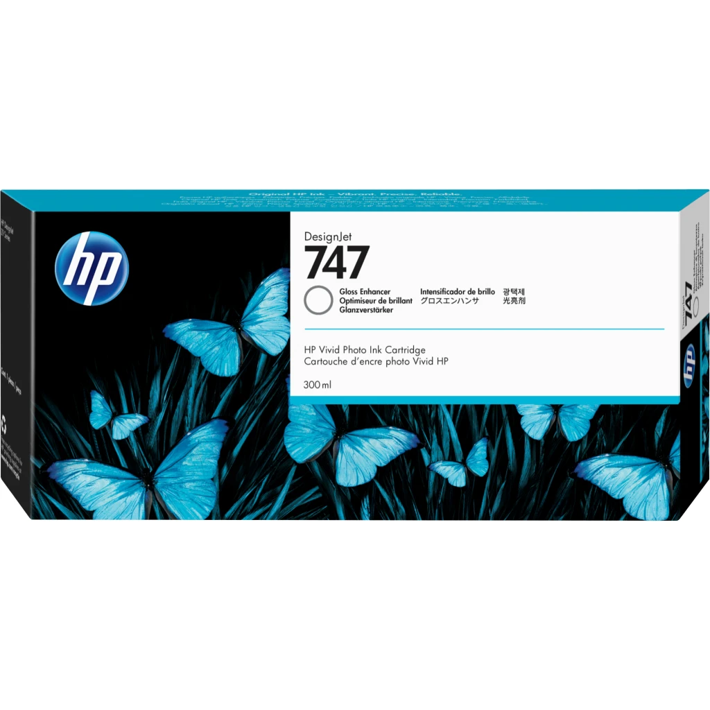 Cartridge HP 747 Potenciador de Brillo p/DesignJet PostScript Z9+, 300ml