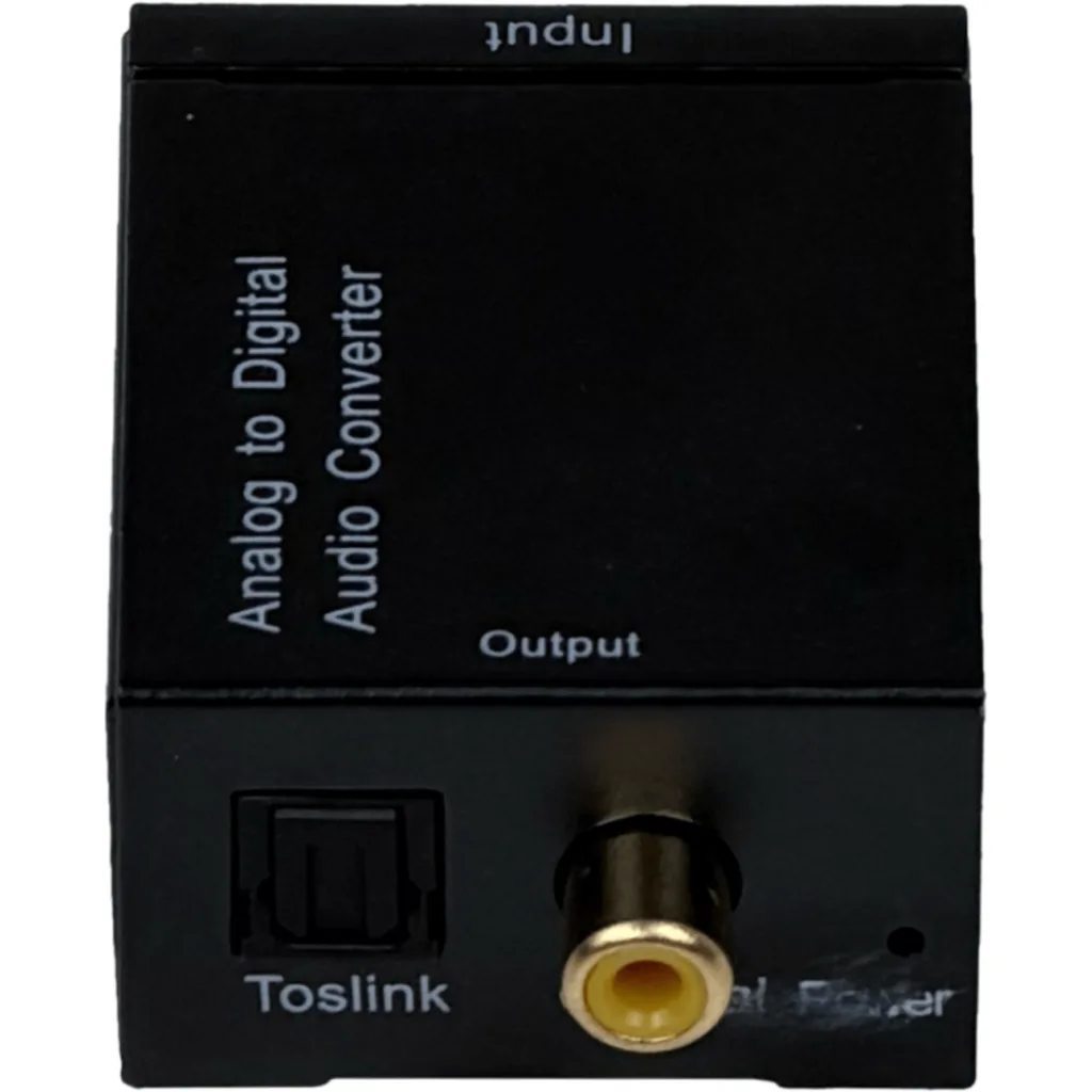 Convertidor BiDireccional RCA-H-Coaxial Audio-Optico-Toslink SPDIF