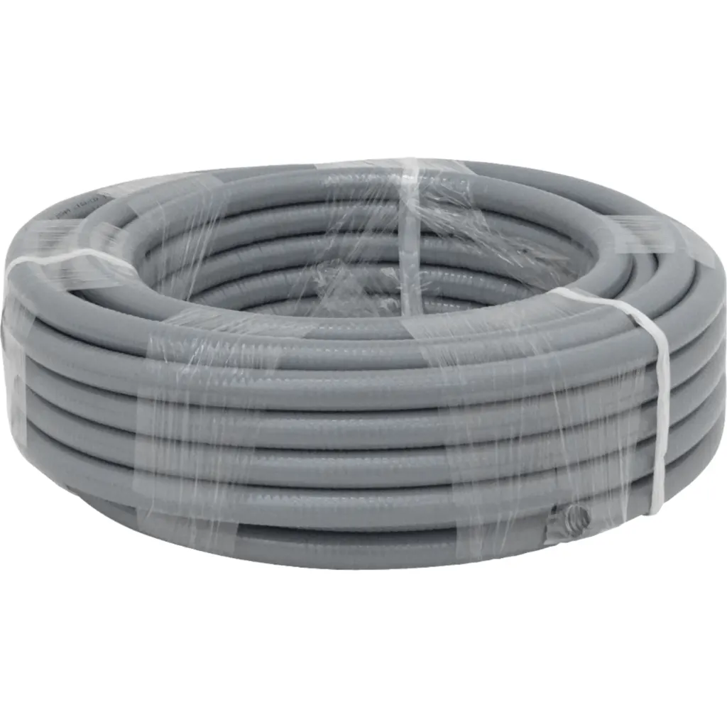 Imagen 4 de 25mm Rollo-30mts Conduit Metalico Cubierto-PVC Semi-Flex 3/4-Pulg