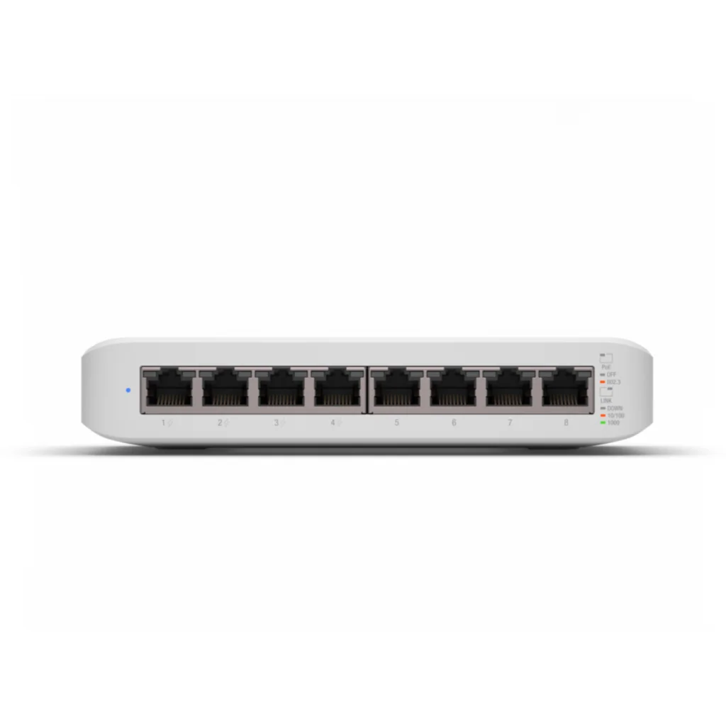 Imagen 2 de Switch Ubiquiti 8p con 4xGE PoE+ (52W) y 4xGE no PoE (sobremesa)