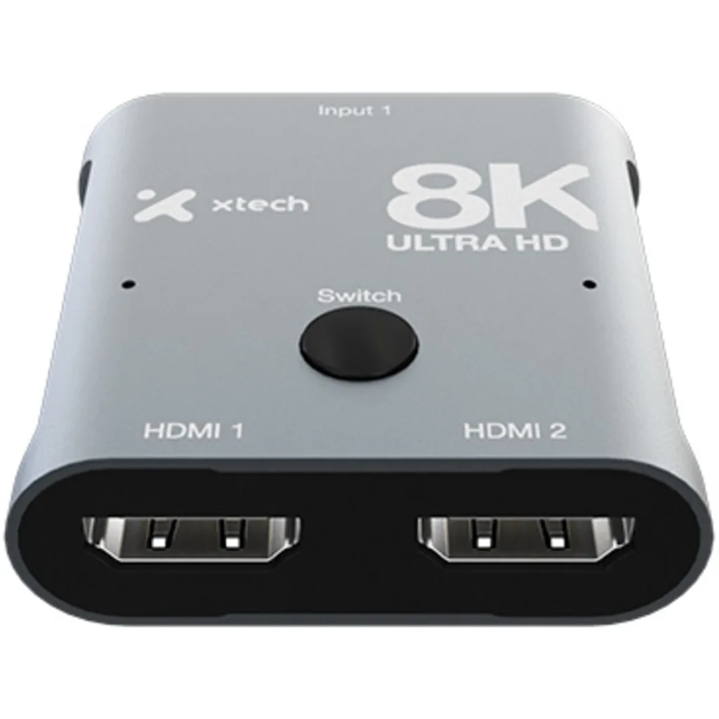 Imagen 1 de Xtech - 8K HDMI 2-Port Bidirectional Switch - Aluminum Alloy XHA-440